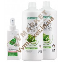 Aloe Verа гель питьевой Алоэ Вера (Алоє Вера) с экстрактом крапивы, набор 2 по 1л и Алоэ Вера Спрей, LR